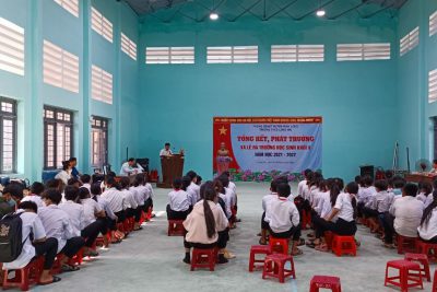 TỔNG KẾT, PHÁT THƯỞNG VÀ LỄ RA TRƯỜNG HỌC SINH KHỐI 9 NĂM HỌC 2021-2022
