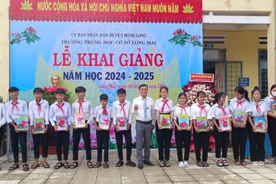 LỄ KHAI GIẢNG NĂM HỌC MỚI 2024-2025 TRƯỜNG THCS LONG MAI